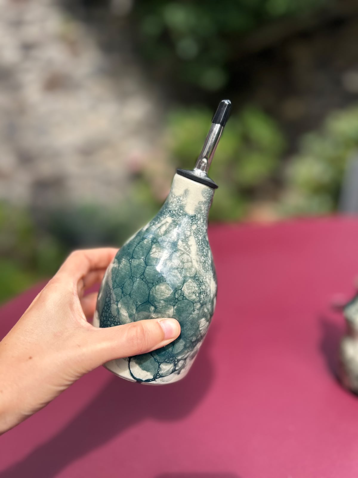 Huilier bleu foncé BULLE
